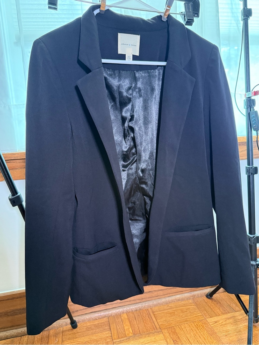 silence + noise Black Women's Tailored Blazer